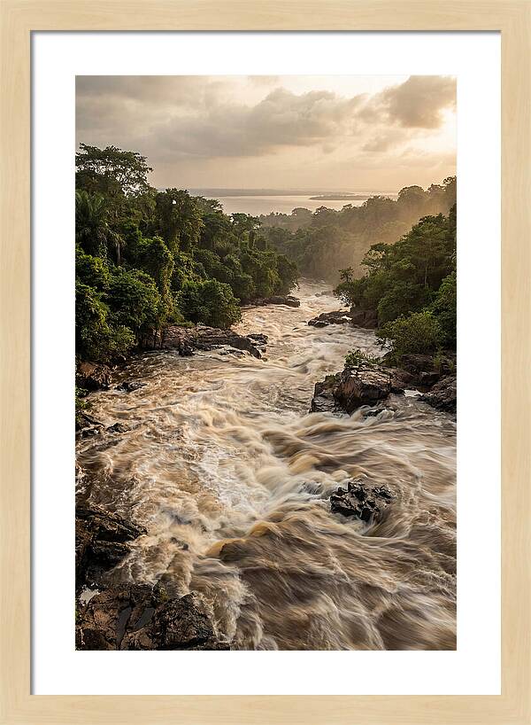 Congo River Rapids At Brazzaville