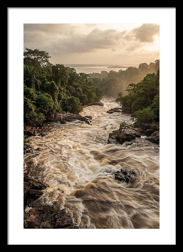 Congo River Rapids At Brazzaville