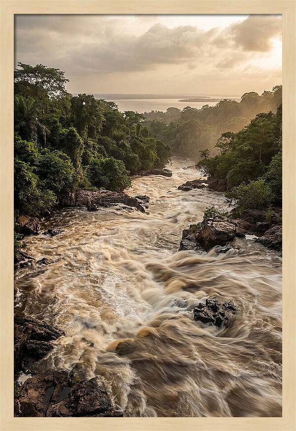 Congo River Rapids At Brazzaville