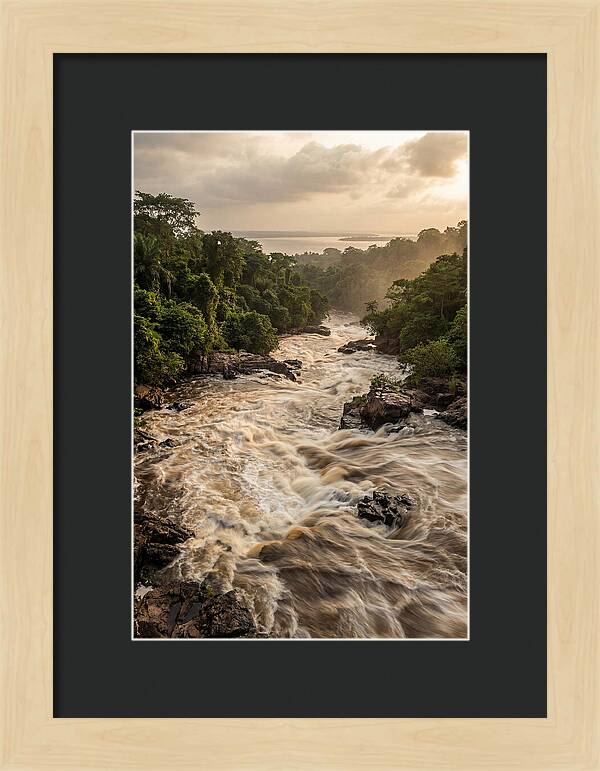 Congo River Rapids At Brazzaville