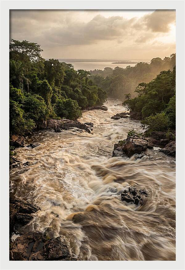 Congo River Rapids At Brazzaville