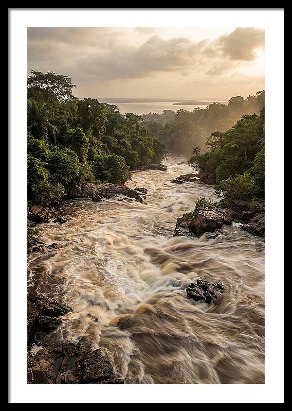 Congo River Rapids At Brazzaville