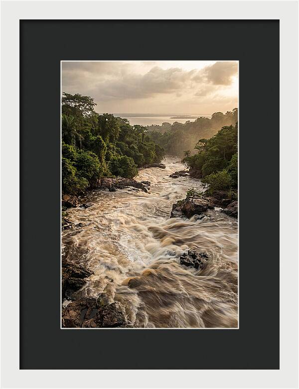 Congo River Rapids At Brazzaville