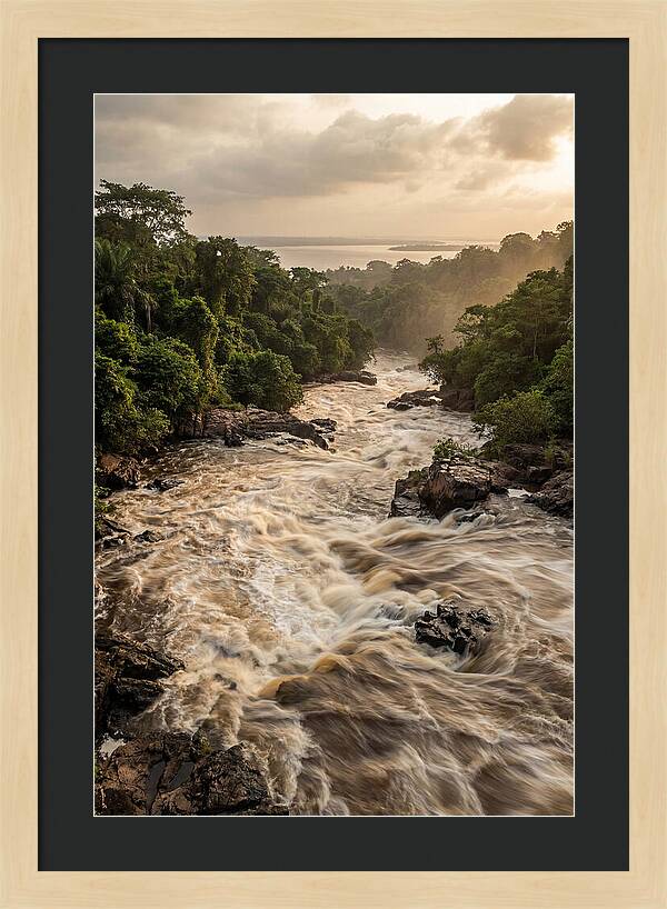 Congo River Rapids At Brazzaville