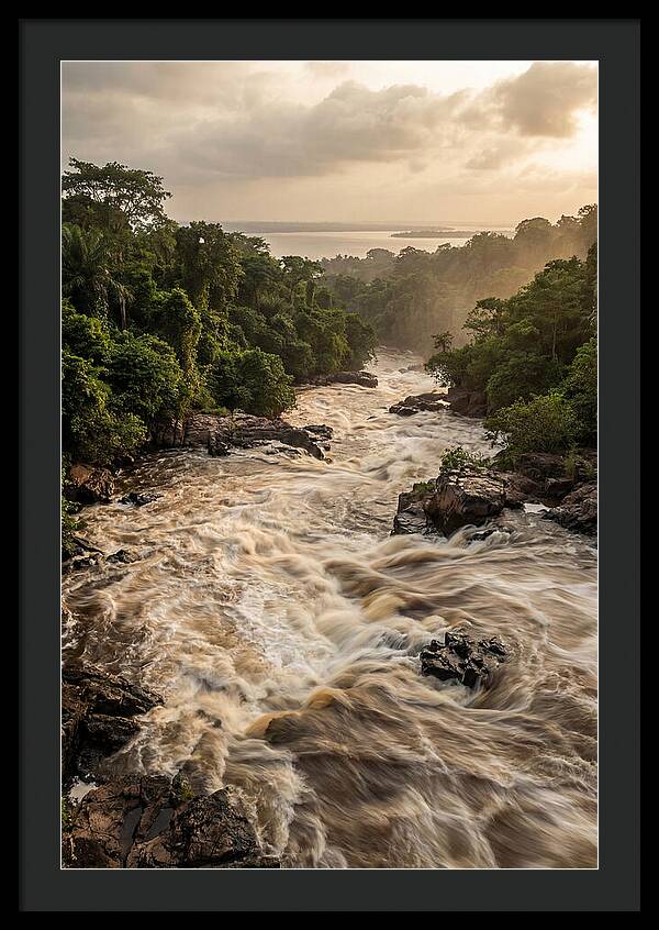 Congo River Rapids At Brazzaville