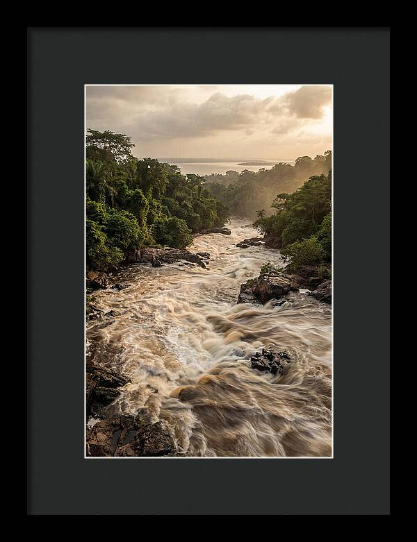 Congo River Rapids At Brazzaville