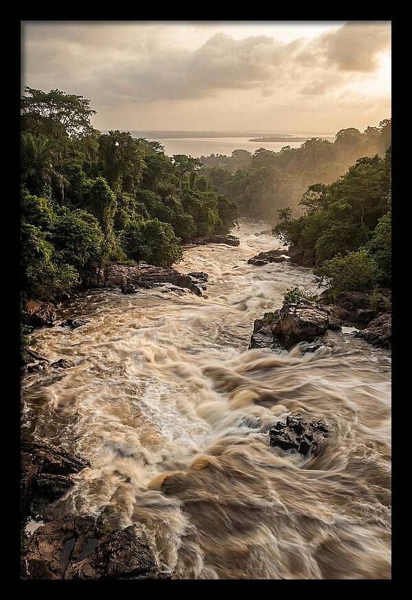 Congo River Rapids At Brazzaville