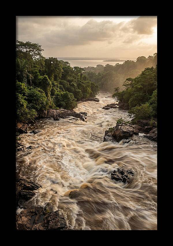 Congo River Rapids At Brazzaville