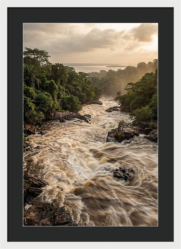 Congo River Rapids At Brazzaville