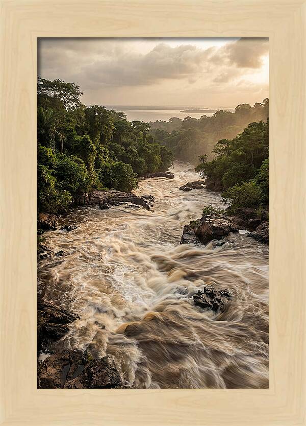 Congo River Rapids At Brazzaville