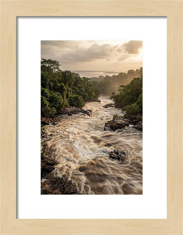 Congo River Rapids At Brazzaville