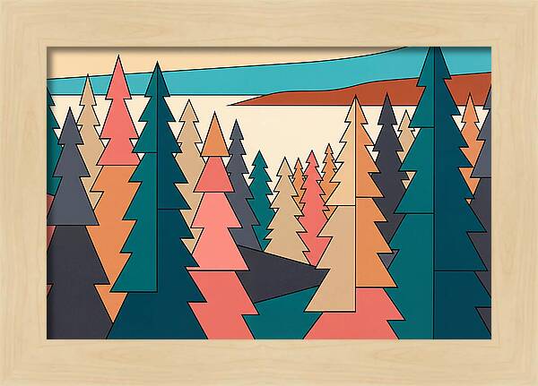 Coniferous Forest Landscape