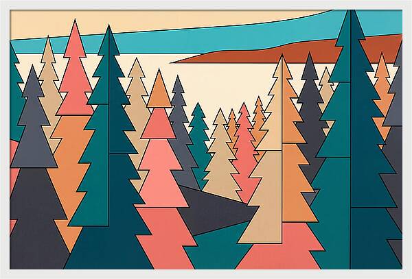 Coniferous Forest Landscape