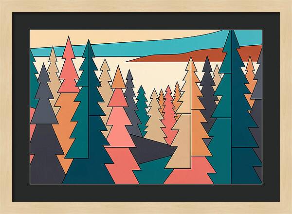 Coniferous Forest Landscape