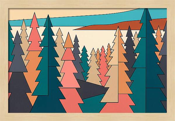 Coniferous Forest Landscape