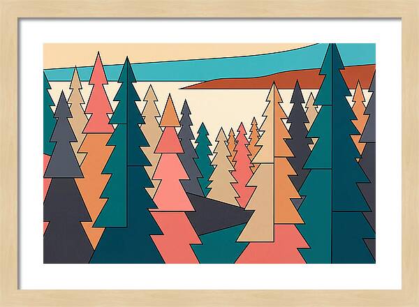 Coniferous Forest Landscape