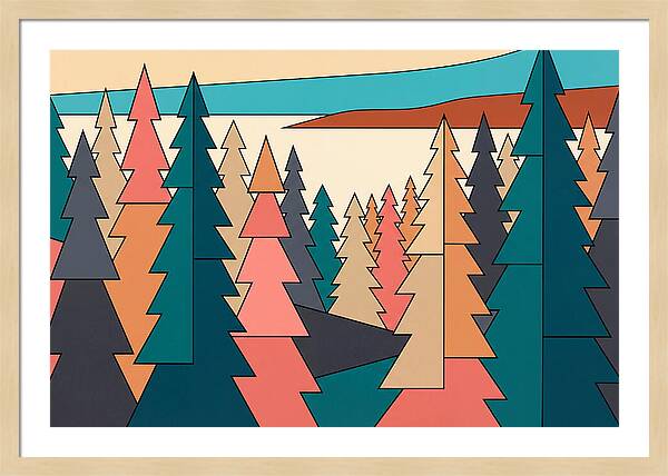 Coniferous Forest Landscape
