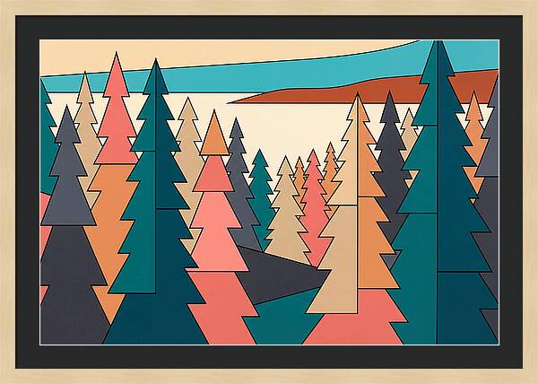 Coniferous Forest Landscape