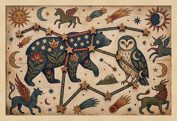 Constellation Folk Art