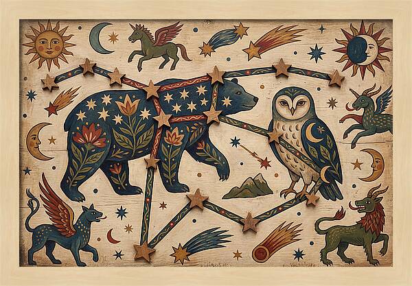 Constellation Folk Art