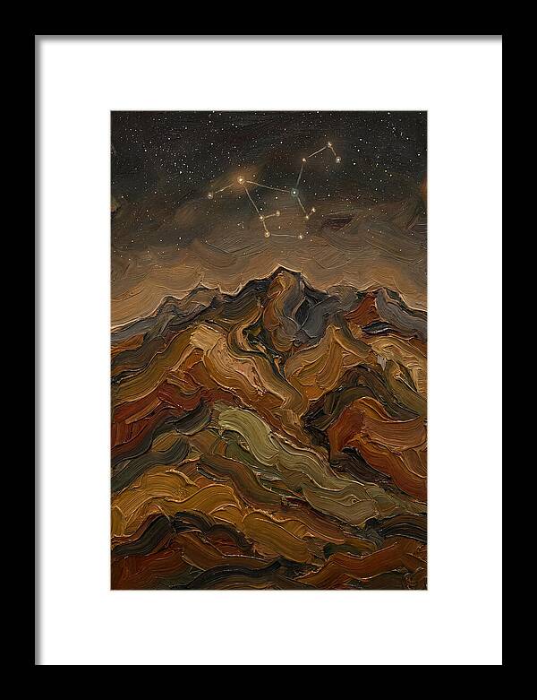 Constellation Over Dark Mountains