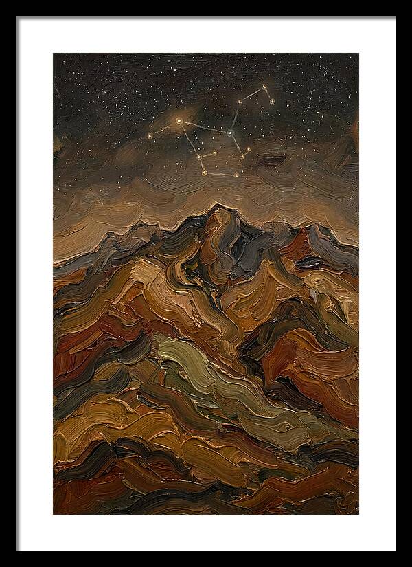 Constellation Over Dark Mountains
