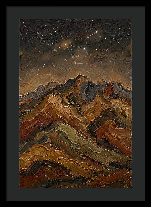 Constellation Over Dark Mountains