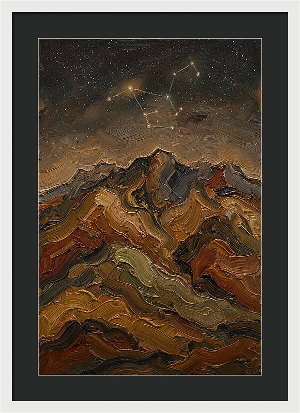 Constellation Over Dark Mountains
