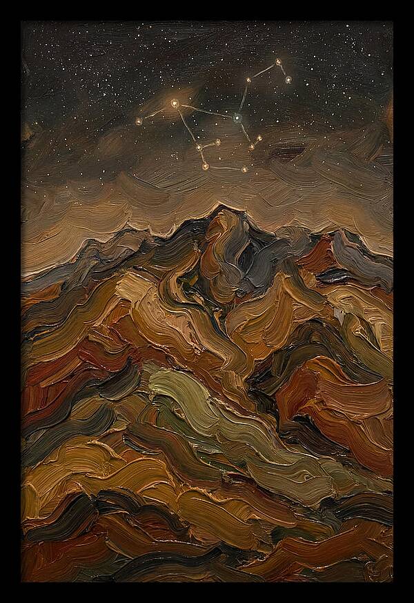Constellation Over Dark Mountains