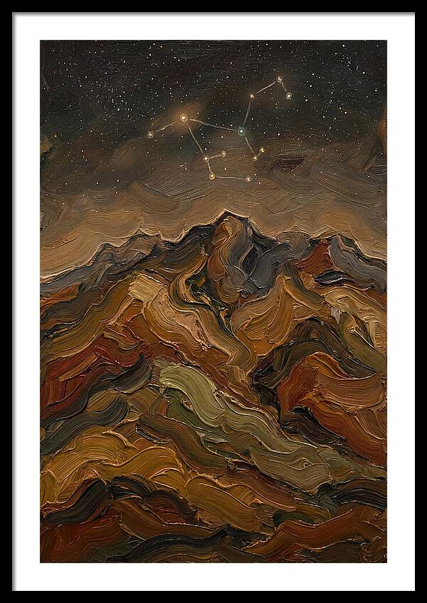 Constellation Over Dark Mountains