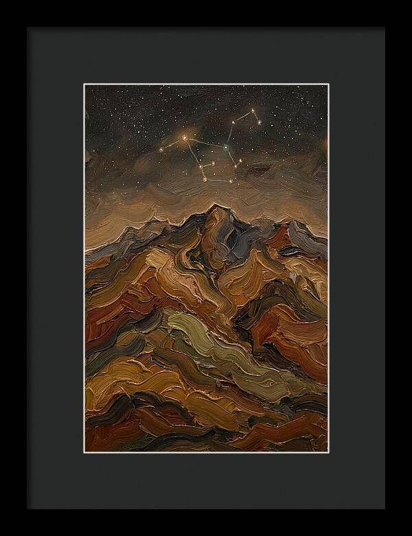 Constellation Over Dark Mountains