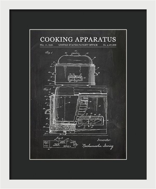 Cooking Apparatus Chalkboard Patent Us2187888a
