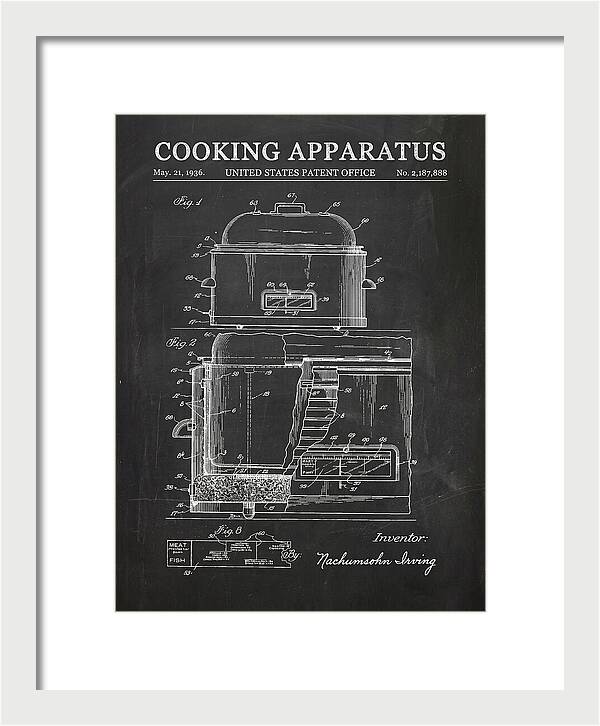 Cooking Apparatus Chalkboard Patent Us2187888a