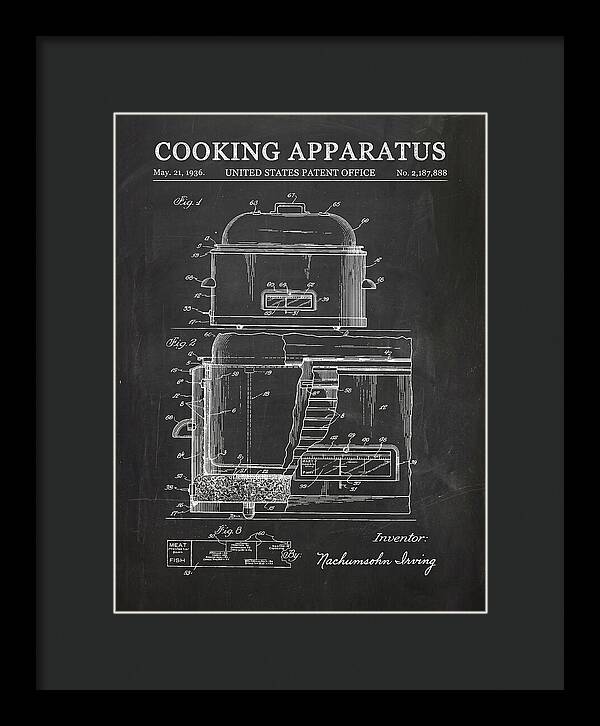 Cooking Apparatus Chalkboard Patent Us2187888a