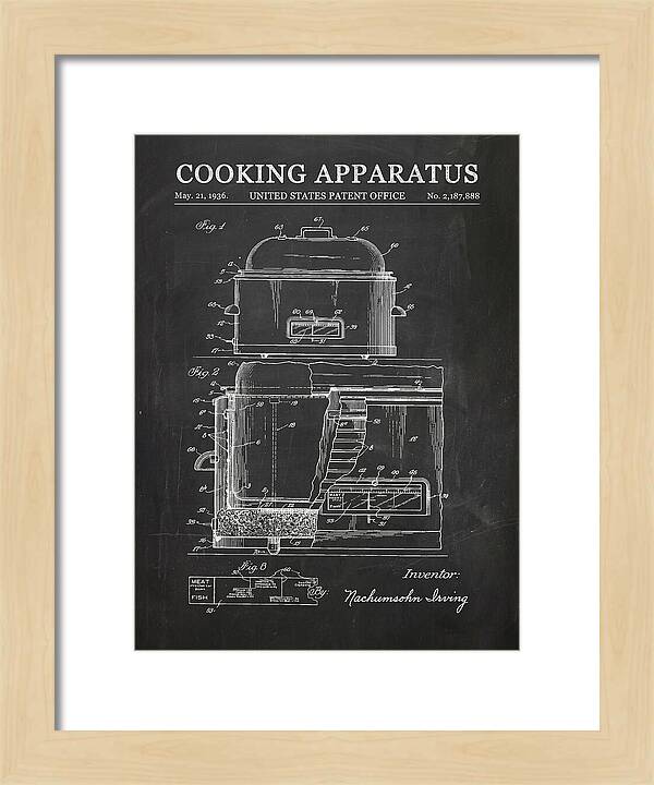 Cooking Apparatus Chalkboard Patent Us2187888a