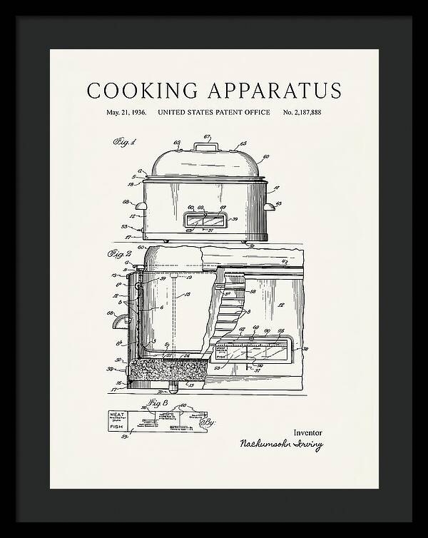Cooking Apparatus Minimalist Patent Us2187888a