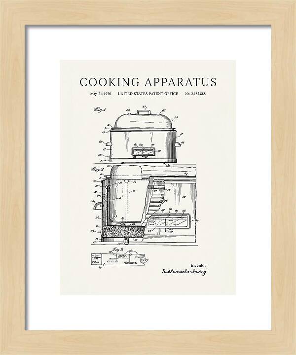 Cooking Apparatus Minimalist Patent Us2187888a