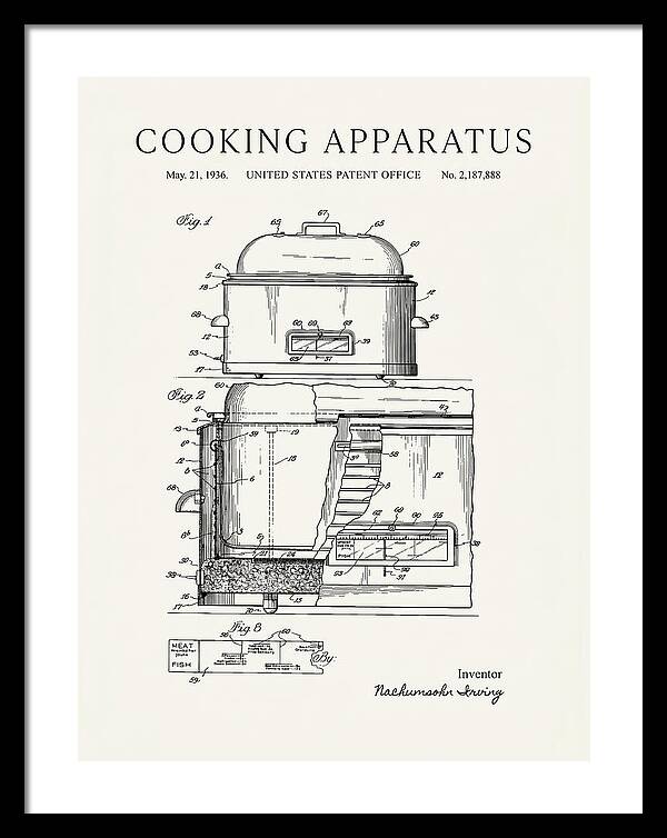 Cooking Apparatus Minimalist Patent Us2187888a
