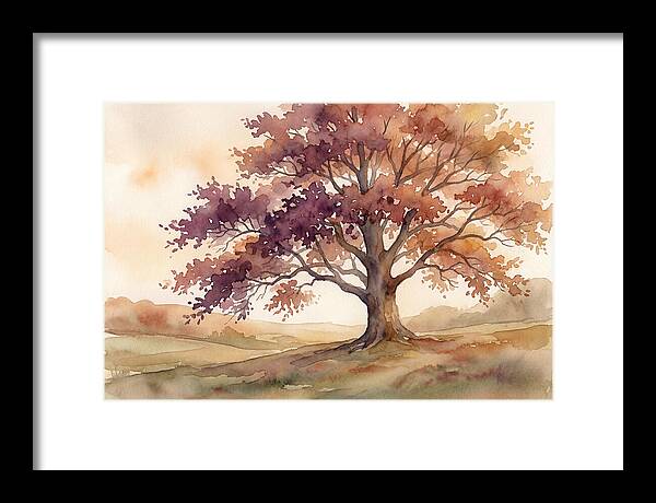 Copper Beech Tree In Autumn