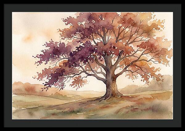 Copper Beech Tree In Autumn