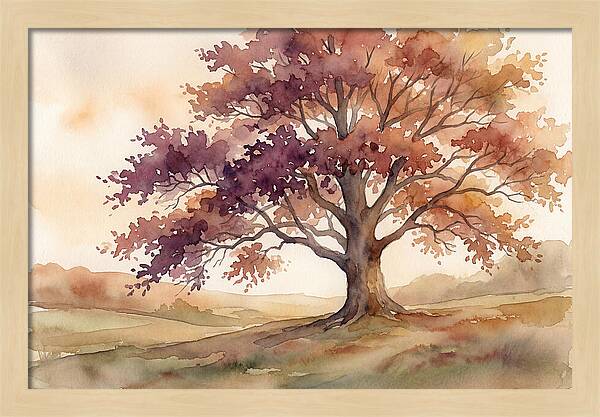 Copper Beech Tree In Autumn