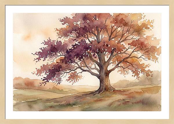 Copper Beech Tree In Autumn