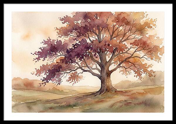 Copper Beech Tree In Autumn