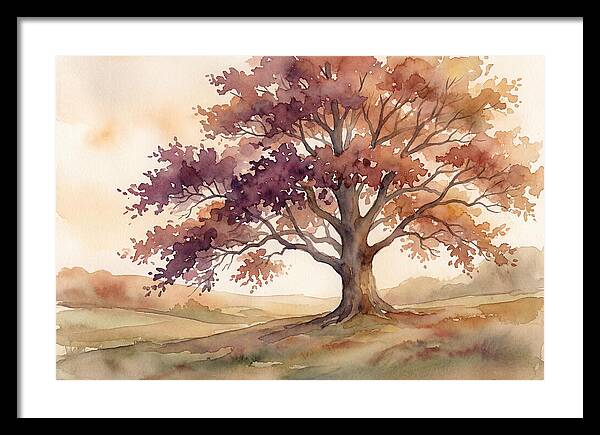 Copper Beech Tree In Autumn