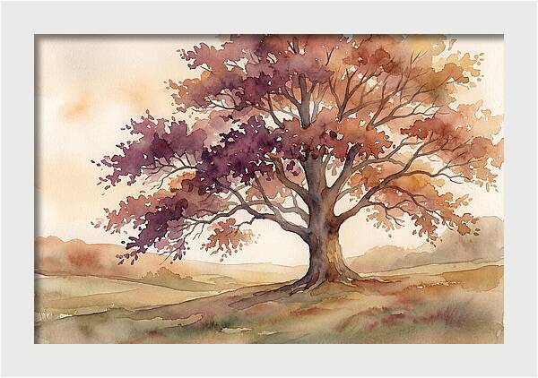 Copper Beech Tree In Autumn