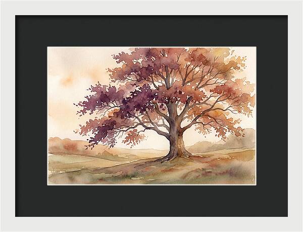 Copper Beech Tree In Autumn