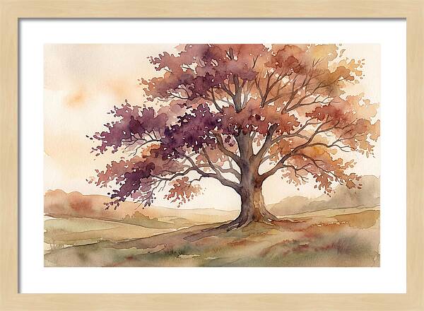 Copper Beech Tree In Autumn