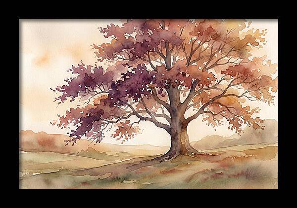 Copper Beech Tree In Autumn
