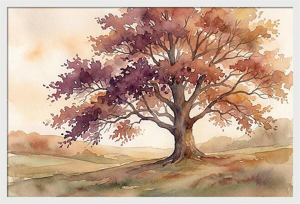 Copper Beech Tree In Autumn