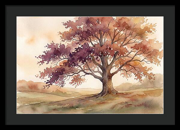 Copper Beech Tree In Autumn